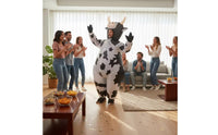 Inflatable Cow Costume Black-and-White Inflate Cow Costume Lightweight