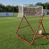 Foldable Soccer Rebound Net with Metal Frame Portable Soccer Rebound Net Adjustable for Backyard