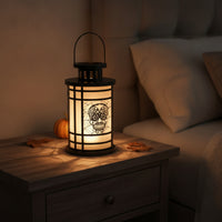 Halloween Lantern Gothic Lantern with Hanging Loop Lanterns Decorative Indoor for Party Hosts, Haunted House, Home Decor