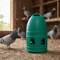 Pigeon Water Dispenser Bird Water Dispenser with Handle Portable Fowl Waterer with Handle for Lofts