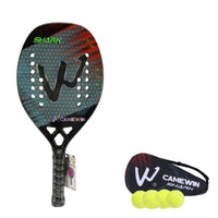 EVA Core Beach Tennis Racquet with Storage Bag Perforated Beach Tennis Racket with Bag Shock-Absorbing Non-Slip for Training