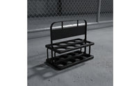 Water Bottle Rack with Handle Foldable Water Bottle Carrier Two-Tier for Coaches, Athletes, Sideline