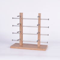 Eyeglass Display Rack Countertop Sunglass Display Rack Wooden Sunglass Holder Stand for Retailers, Collectors, Optical Shops, Countertops, Salons
