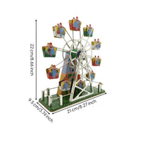 Musical Observation Wheel Vintage-Style Observation Wheel with Musical Box Nostalgic Ornament for Office
