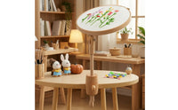 Embroidery Hoop Stand Adjustable Embroidery Hoop Holder Rotatable Cross Stitch Stand for Crafters