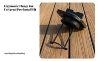 Rigid Transom Drain Plug with Flange