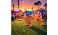 Inflatable Tiger Suit Funny Tiger Costume Oversized Cosplay Costume for Adults, Halloween