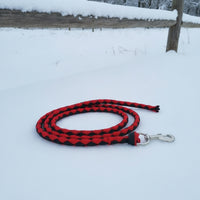 Braided Horse Lead Rope with Snap Hook Twisted Horse Lead Rope Long-Lasting Sturdy for Equestrians, Stable, Turnout