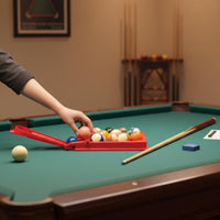 Billiard Ball Rack with Handle Automatic Ball-Setting Device   for Trainers, Game Participants