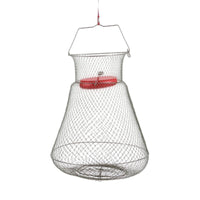 Foldable Catch-Holding Keep Net with Buoy Floating Wire Catch-Holding Basket Heavy Duty Quick Drying for Anglers