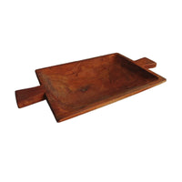 Wooden Serving Tray with Handles Easy to Carry for Kitchen