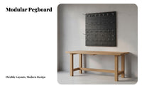 4 Pieces Metal Pegboard Panel High Load-Bearing Heavy Duty Tool Pegboard