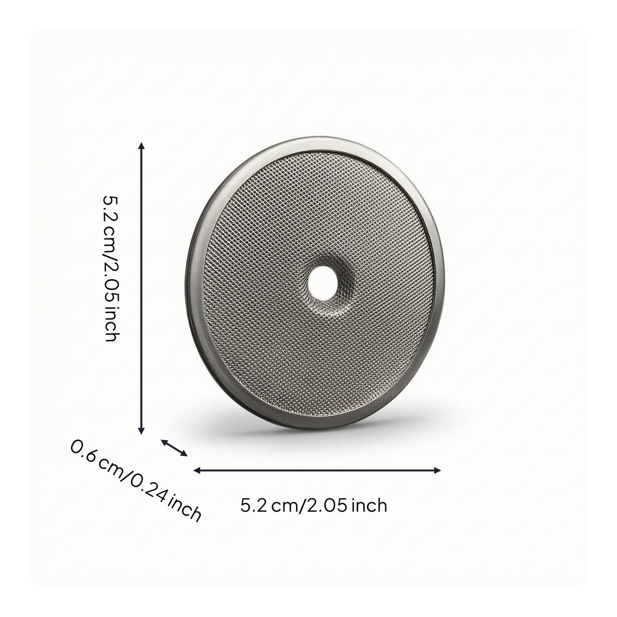 Shower Screen with Sealing Gasket Fine Mesh Shower Screen Sealing Gasket Silicone Metal for Home Baristas, Espresso Machine