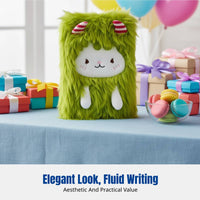 Plush Notebook, Cute Compact Notebook, Soft Toy Cover, Creative Gift, Stationery