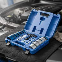 Drive Shaft Oil Seal Handling Tool Set Interchangeable Sleeves Drive Shaft Seal Handling Tool Kit Quick Removal for Mechanics, Car Repair Shops