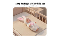 Sleeping Baby Doll Safe and Mini Reborn Doll Assorted Styles Changeable Clothes for Girls, Stocking Stuffers, Play Hours