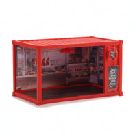Plastic Container House with LED Light Easy Assembly DIY Room Box Cozy Mini House Building Kit Stunning for Craft Time
