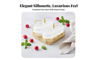 Light Luxury Design Lidded Candy and Nut Serving Platter Compartmentalized Divided Serving Tray with Lids Removable Containers Lidded Candy and Nut Dish Easy to Clean for Hosts, Parties, Holidays, Living Room