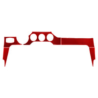 5 Pieces Instrument Panel Trim Sticker Decorative Dashboard Trim Sticker Stylish for Automotive Enthusiasts
