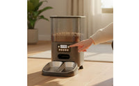 Automatic Pet Feeder Portion Control Smart Cat and Pet Feeder Humidity-Resistant Timed Food Dispenser for Those Away from Home, Business Trips