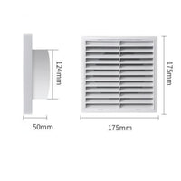Horizontal Louvers Wall Ceiling Vent Grille Shallow Profile Rectangular Vent Grille Framed Front HVAC Duct Cover White Finish