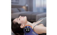 Neck Massage Pillow with Heat Heated Neck Pillow Vibrating for Home, Office, Travel