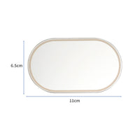Car Sun Visor Mirror Crystal-Clear Peel-and-Stick Makeup Mirror Shatterproof