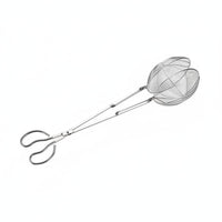 Multi-Functional Long Handle Aquatic Catcher Anti-Rust Wire Basket Aquatic Grabber Quick Draining Mesh Clamp for Seaside