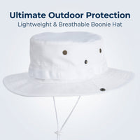Wide Brim Fishing Hat for Outdoor Activities, Breathable Unisex Bucket Style with Flat Top, Polyester Adventure Sun Protection for Hiking and Camping