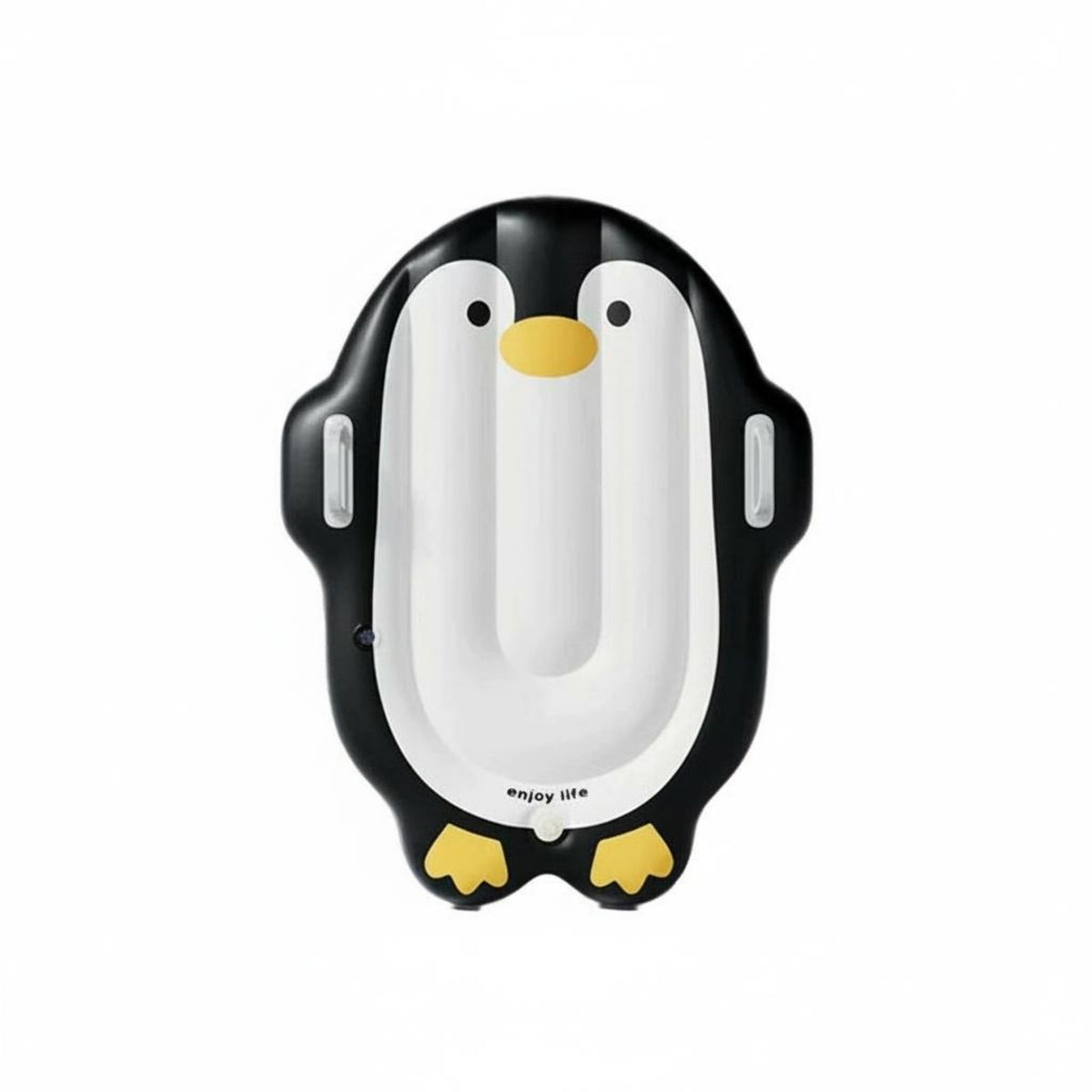 Inflatable Penguin Surfing Board Yellow Details Surfboard floats Lightweight Inflatable Surfboard for Children