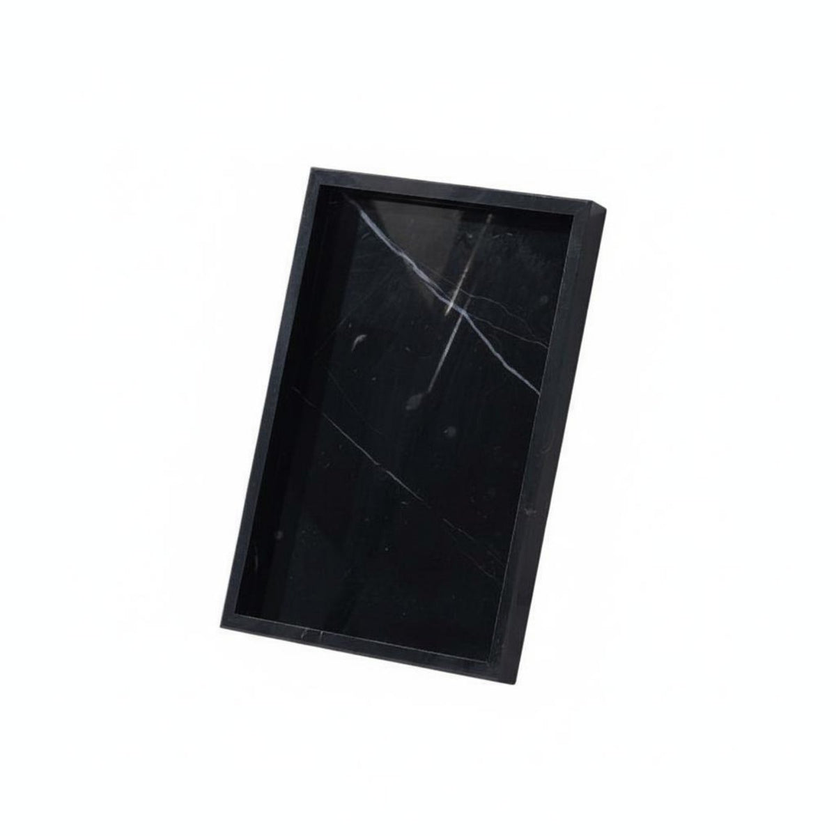 Marble Tray Versatile Rectangular Marble Tray Easy to Clean Jewelry Display Plate for Dresser, Restaurant