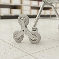 Shopping Cart Replacement Wheel Smooth Rolling Shopping Cart Replacement Wheels Wear-Resistant Trolley Caster Wheel