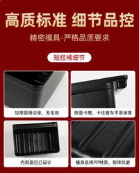 加厚收餐车塑料长短挂桶餐具酒店餐饮废渣桶餐厅收集手推车垃圾桶