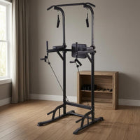 Power Station Adjustable Height Pull-up Station Freestanding Press Station