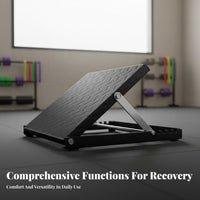 Non-Slip Surface Slant Board Heavy Duty Construction Calf Stretcher Board Foot Massage Stretcher for Runners, Athletes, Seniors, Home Gym, Office