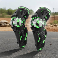 2 Pieces Motorcycle Knee Pads Impact Resistant Leg Protector Hard Riding Protection for Men, Women