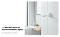 Space-Saving Folding Wall Hanger Multi-Functional Foldable Hanger Stacker Retractable Design Clothes Rack Drilldrilling-without Drilling Installation for Apartment Dwellers, Homeowners, Balcony, Bathroom, Small Areas, Bedroom