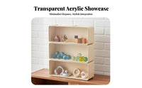 Surprise Box Display Case Debris-Resistant Acrylic Display Case Interchangeable Figurine Container Debris Resistant Protection
