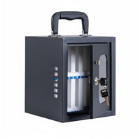 Wall-Mountable Aluminum Phone Cabinet Sturdy Construction Phone Storage Cabinet Numbered Slots for Employees, Classroom, Office, Conference