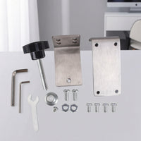 Handbrake Mounting Kit Metal Handbrake Clamp Easy to Install Hardware for Simulator, Cockpit Rig