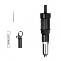 Upper Drive Interface Drill Mounted Rivet Head Ribbed Grip Cordless Drill Rivet Head