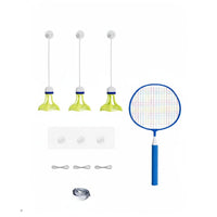 Hanging Badminton Practice Device No-Tool Installation Individual-Play Badminton Device Sports Equipment Portable Luminous