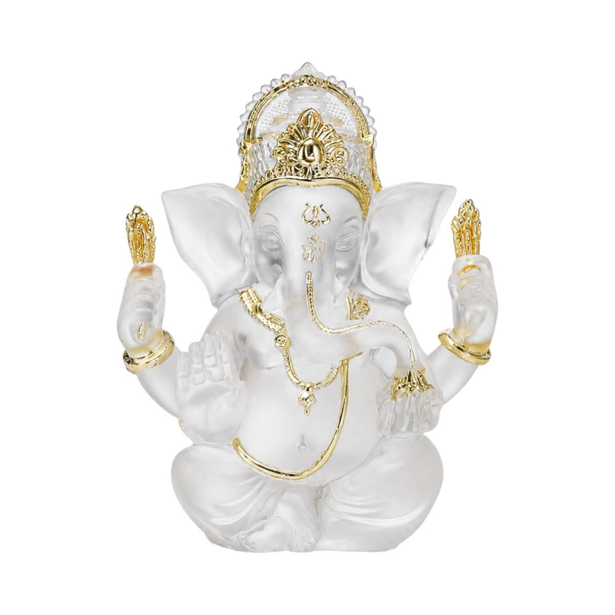 Thai Style Ganesha Resin Statue for Home Decor