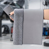 Suede Car Drying Towel and 30x40cm Microfibre Cloth, Thickened Microfibre Towel for Glass Cleaning, Lint Plain Weave for Car Washing