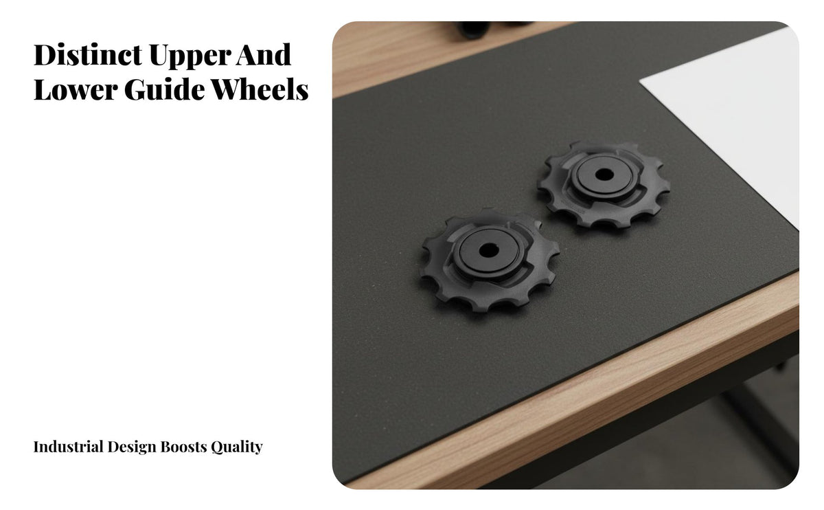 2 Pieces Rear Derailleur Pulley Wheels Lightweight Rear Derailleur Pulley Hard-Wearing Guide Wheel Set for Mountain Bikers, DIY Enthusiasts