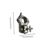 Drum Rack Clamp with Hinged Sides Sturdy Drum Rack Connector with Hinged Sides Versatile Hardware for Drummers