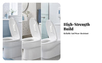 Compact Toilet Seat Lifter Handle Curved Hook Snap-on Toilet Seat Handle Matte Finish