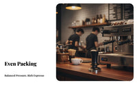 Balanced Tamping Calibrated Espresso Tamper Leveling Design Coil Loaded Espresso Tamper Ergonomic for Cafe