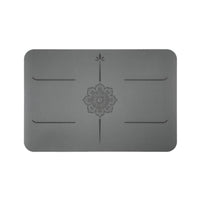 Two-layerLayer Handstand Mat Printed Fitness Mat with Alignment Lines Compact Rectangular for Yogis