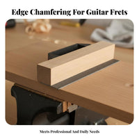 Handled Design Fret End Beveling File Ergonomic Handle Guitar Fret Beveling File Professional Grade for Guitarists, Fretwork, Workshop, Home